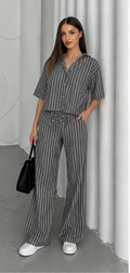 Women's Striped Lounge Co-Ord Set