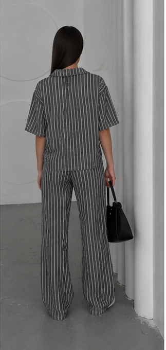 Women's Striped Lounge Co-Ord Set