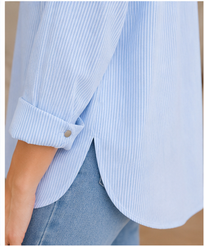 Oversized Striped Shirt