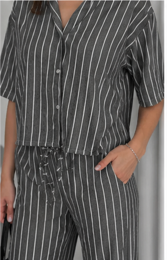 Women's Striped Lounge Co-Ord Set