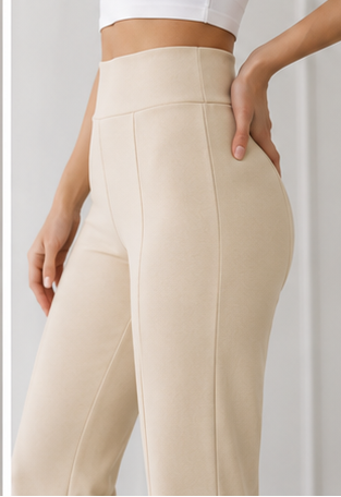 Elegant High-Waist Flared Pants