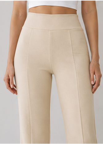 Elegant High-Waist Flared Pants