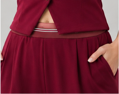 Elegant Sleeveless Vest & Wide-Leg Pants Set