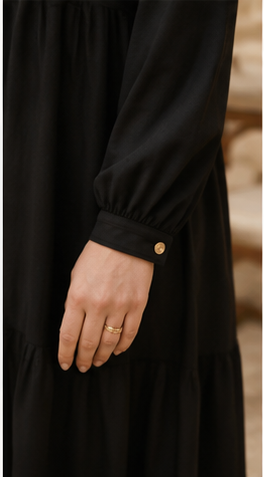 Modest Embroidered Maxi Dress