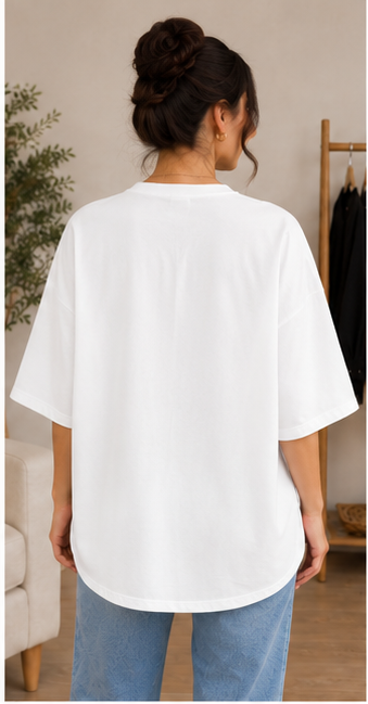 Celestial Graphic Oversized T-Shirt