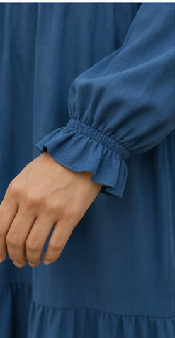 Modest Embroidered Maxi Dress