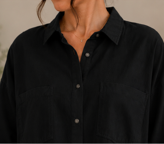 Essential Oversized Button-Down Shirt