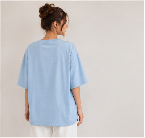 Celestial Graphic Oversized T-Shirt