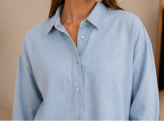 Oversized Denim Shirt