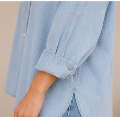 Oversized Denim Shirt