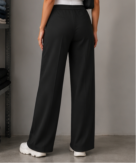 The Wide-Leg Drawstring Trouser