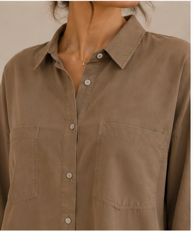 Essential Oversized Button-Down Shirt