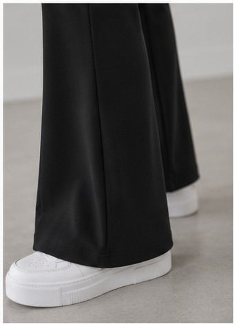 Elegant High-Waist Flared Pants