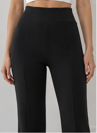 Elegant High-Waist Flared Pants