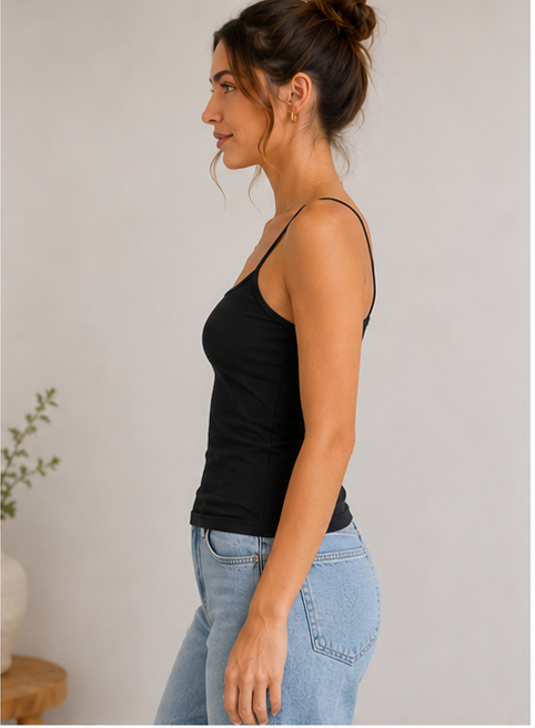 Essential Spaghetti Strap Camisole Top