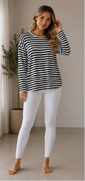 Long Sleeve Stripe Tee
