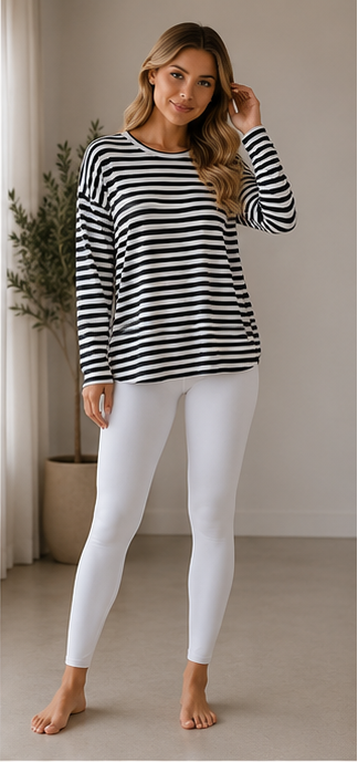 Long Sleeve Stripe Tee
