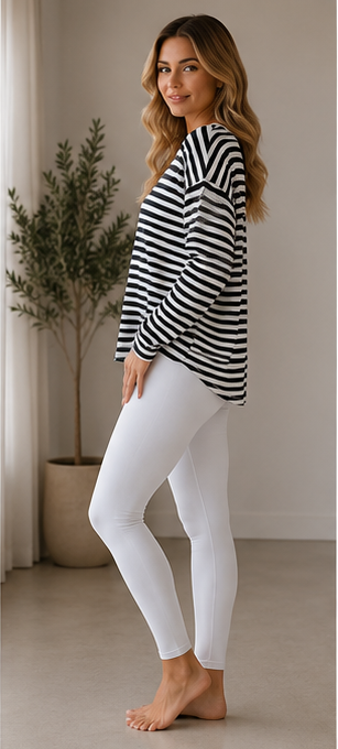 Long Sleeve Stripe Tee