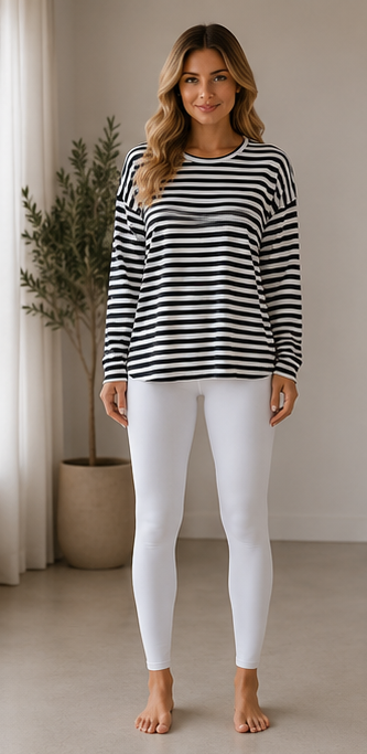 Long Sleeve Stripe Tee
