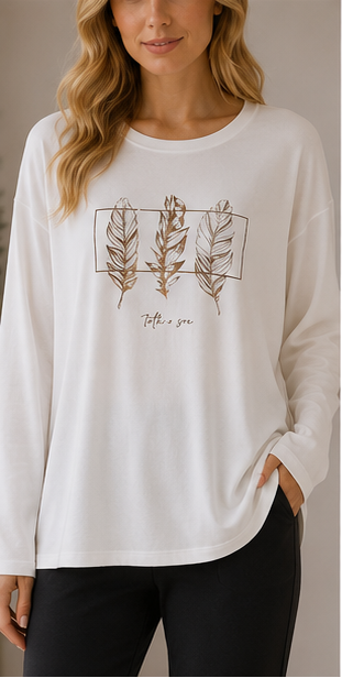 long-sleeved top