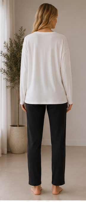 long-sleeved top