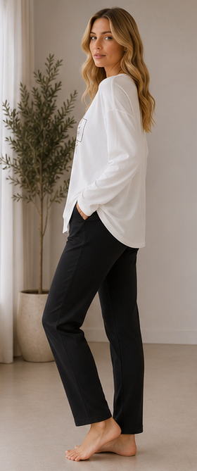 long-sleeved top