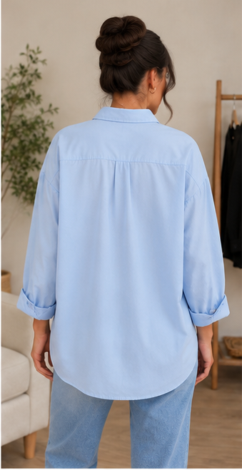 Essential Oversized Button-Down Shirt