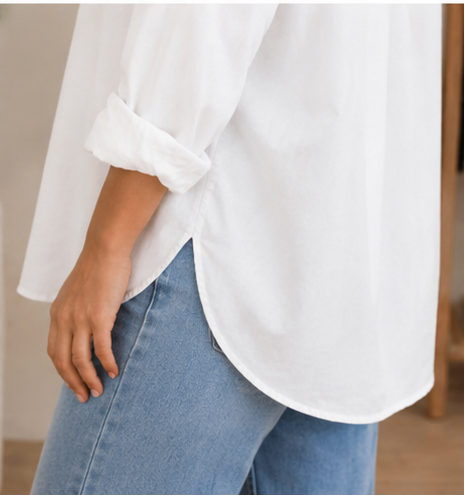 Essential Oversized Button-Down Shirt